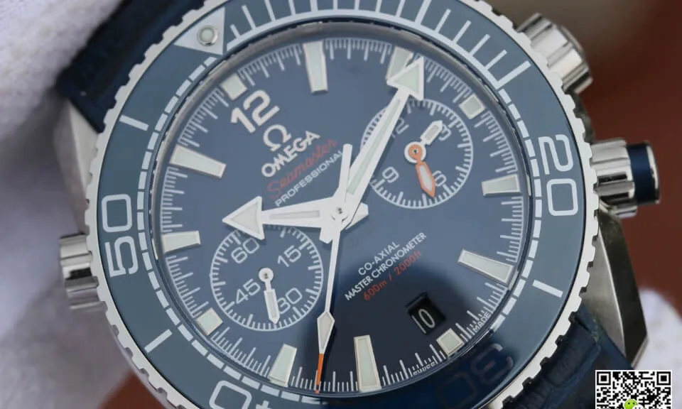 Omega Seamaster Ocean Planet 600M 215.33.46.51.03.001 OM Factory 1:1 Best Edition Replica Watch Blue Strap